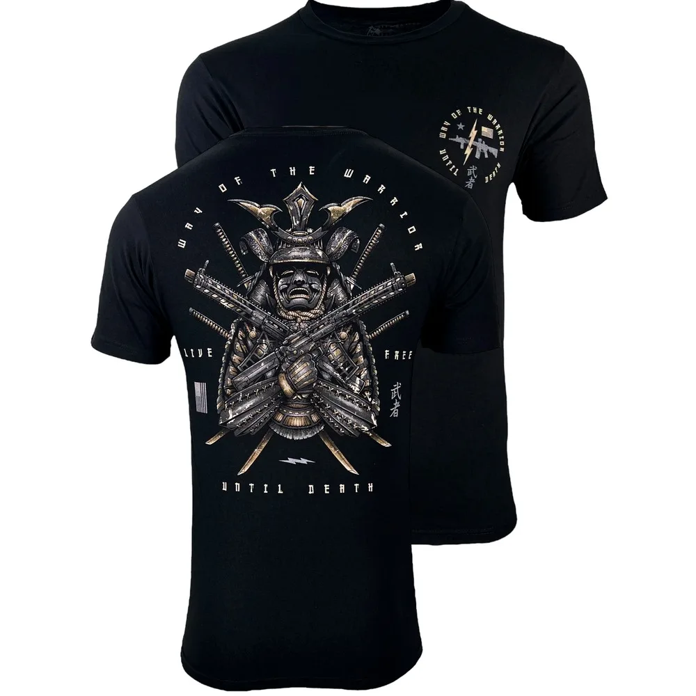 

Way of The Warrior Samurai Tactical Ninja Military Grunt T-Shirt 100% Cotton O-Neck Short Sleeve Casual Mens T-shirt Size S-3XL