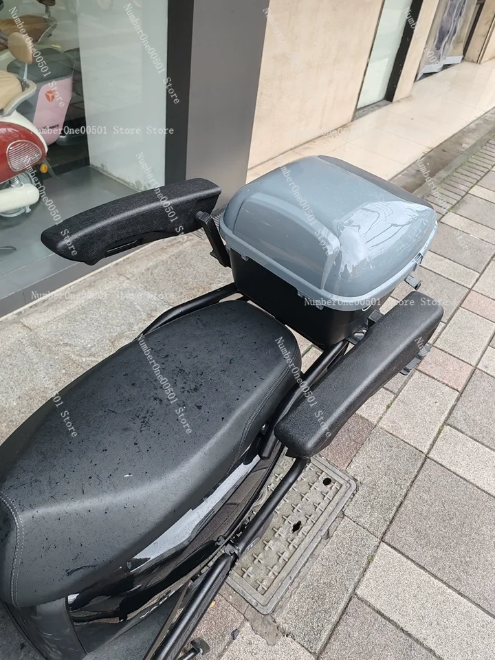 Motorcycle Rear Seat Safety Armrest Foldable for Kids Tension Electric Scooter Rear Armrest Modification Accessories