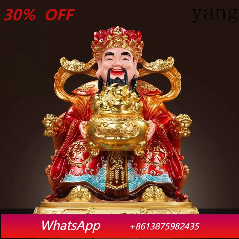 

LTT household God of Wealth ornament to attract wealth Buddha statue