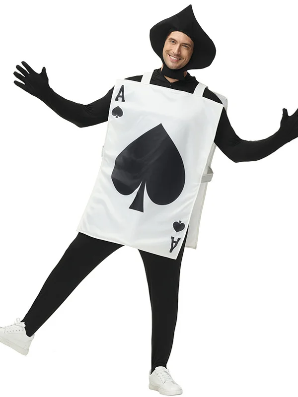 لعبة البوكر كوين جارد لعبة الهالوين للأطفال، زي موسيقي أحمر لحارس الملكة، مزيج من البوليستر والألياف اللدنة