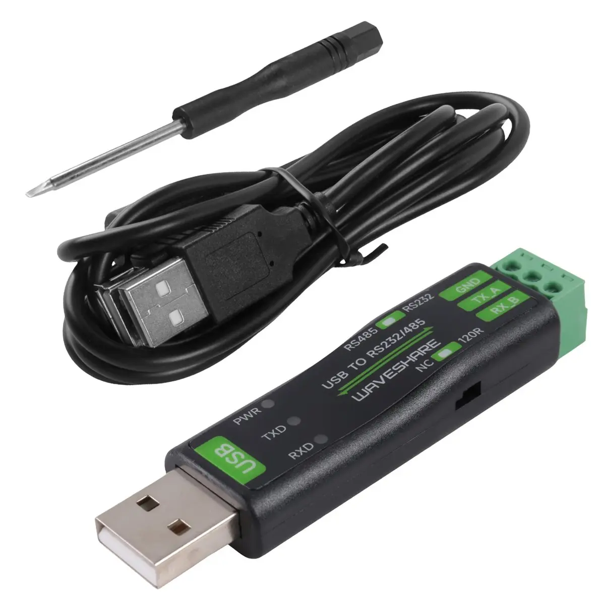 【Tech Accessories】 USB to RS232/485 Serial Communication Converter FT232RNL for Linux Android Win 11/10/8.1/8/7