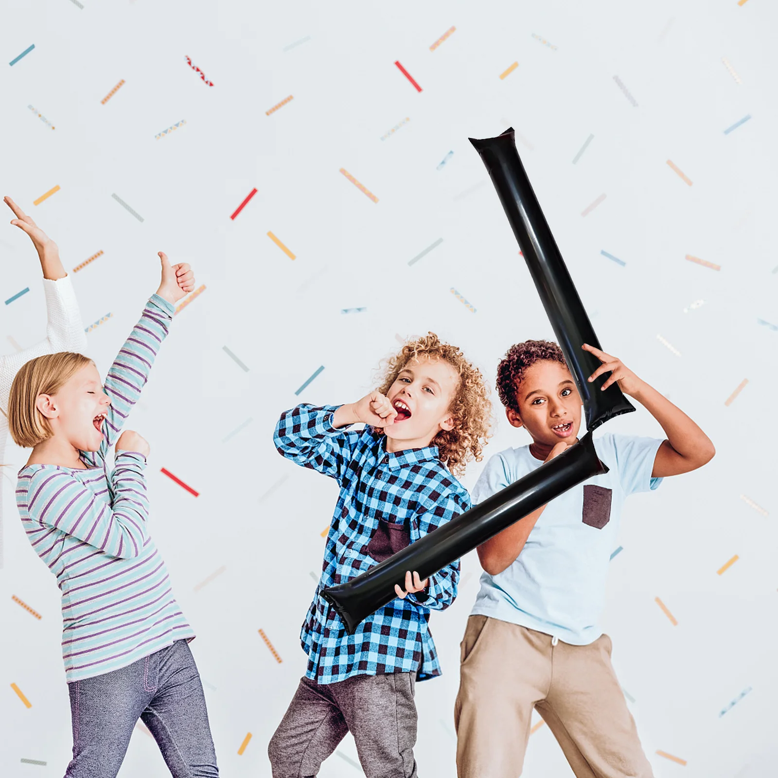 

30Pcs Clapper Sticks Inflatable Noise Makers Strong Pe Material Ideal for Shows Festivals Reunions Loud Fun Cheering Sticks