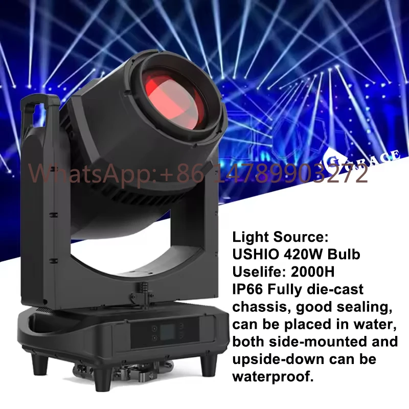 Светодиодный прожектор Igracelite 480W IP66 RGBW для уличных сцен, концертов и мероприятий