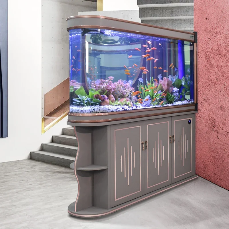 fish tank aquarium Best Selling High Quality Multifunctional Fish Pool Tank With Cabinet Filter