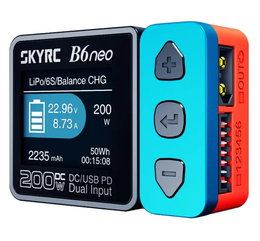 

2023 SkyRC B6neo Smart Charger DC 200W PD 80W Battery Balance Charger SK-100198 B6 neo