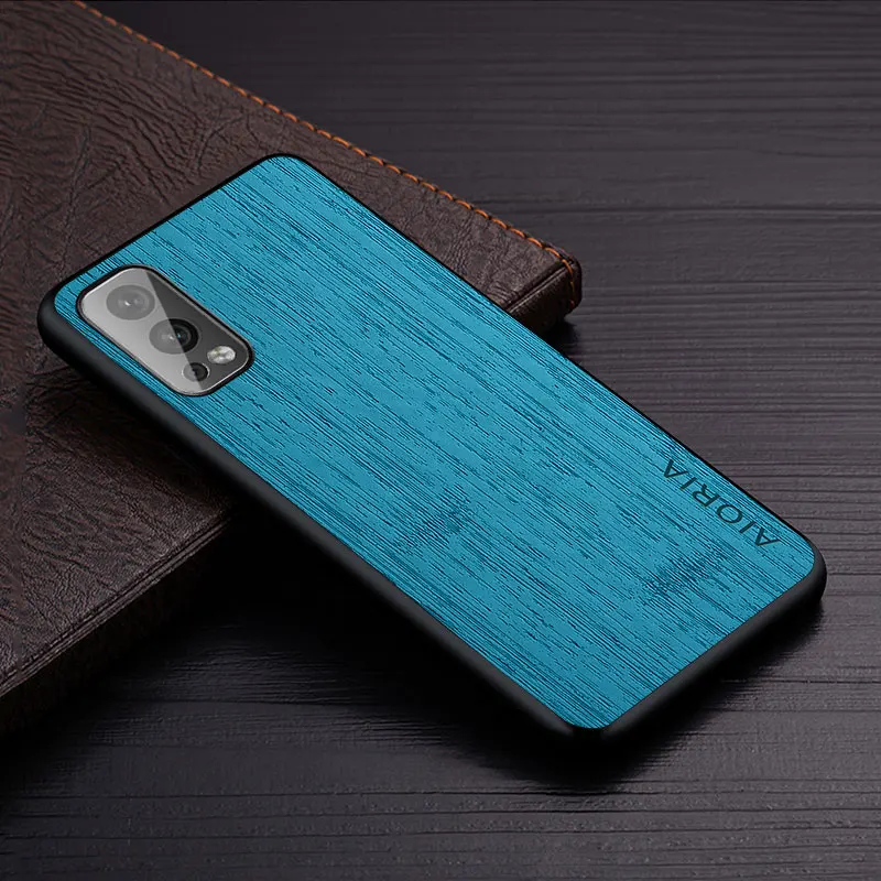 Case for OnePlus Nord 2 2T 3 5G funda bamboo wood pattern Leather phone cover Luxury coque for OnePlus Nord 3 case capa