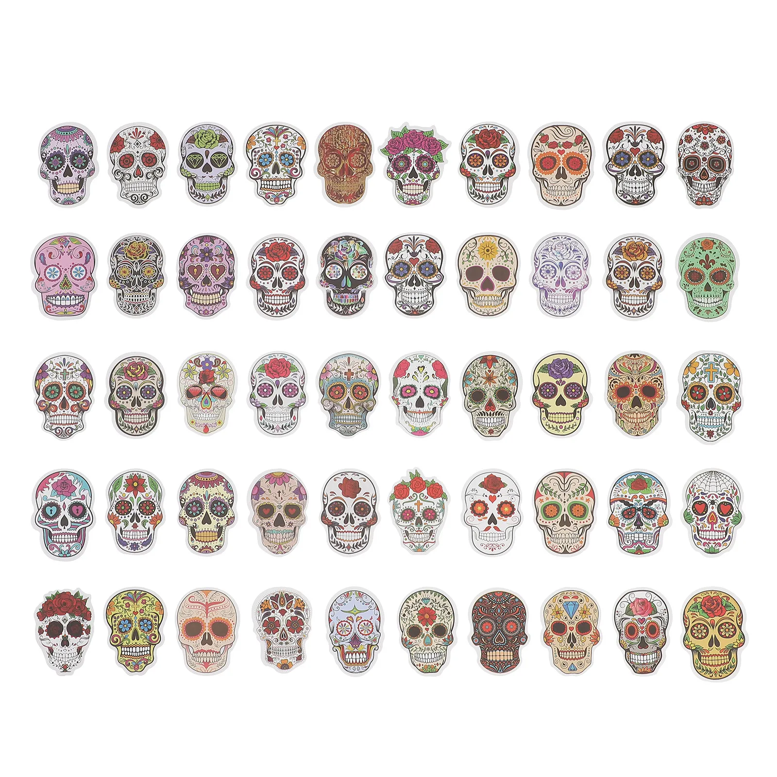 Goth Book Stickers Cool Skull Scrap Accessories Pvc Horror DIY Halloween Staircase Decals