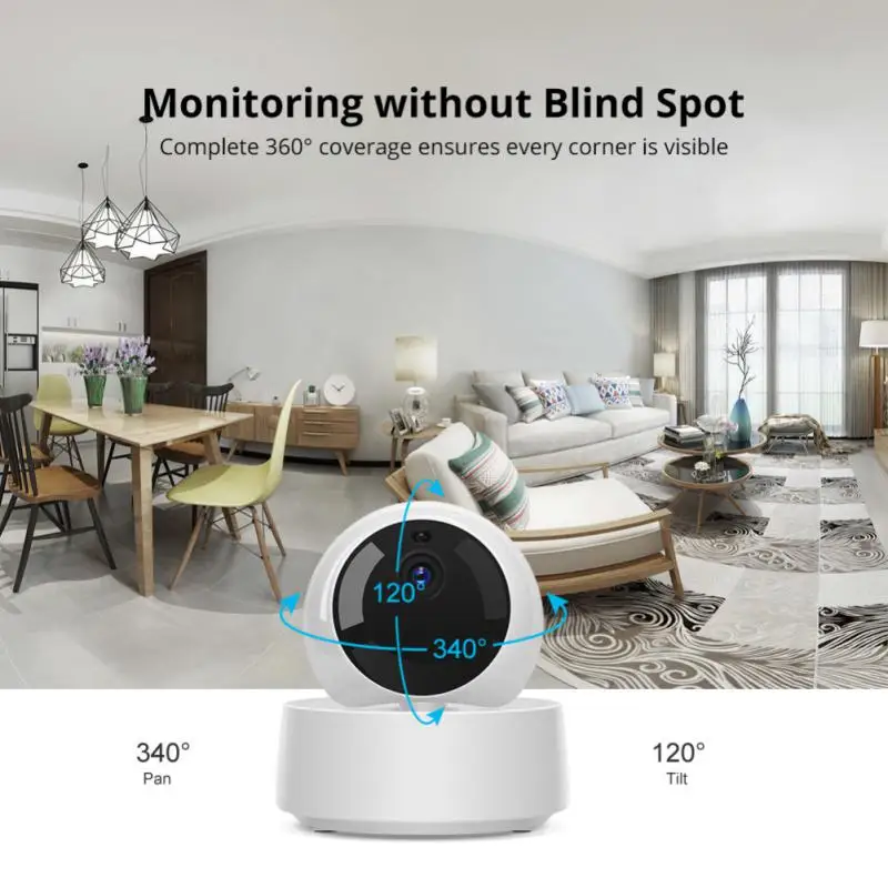 Sonoff GK-200MP2-B Intelligent HD 1080P Mini Wireless WiFi APP Night Vision Monitor for Remote Control of IP Security Cameras