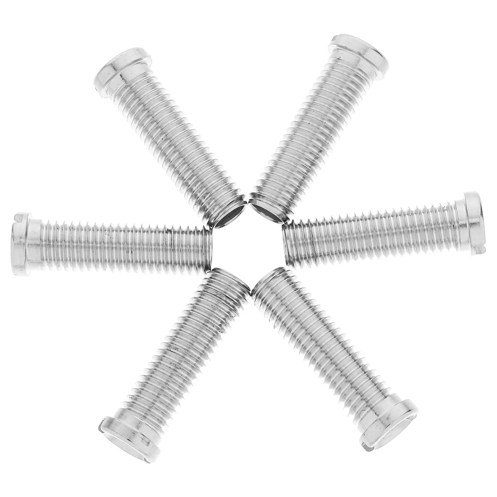 

6Pcs Kitchen Sink Strainer Screws 45mm Durable Stainless Steel Clog Prevention Easy Installation Threaded Basin Screw