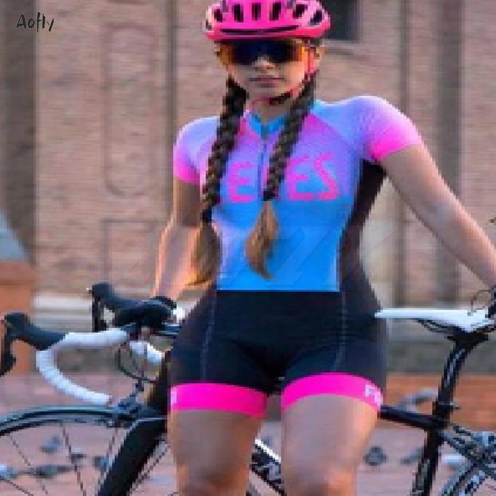 tuta-da-ciclismo-sfumata-per-donna-kafitt-rosa-e-blu-per-abbigliamento-sportivo-e-fitness