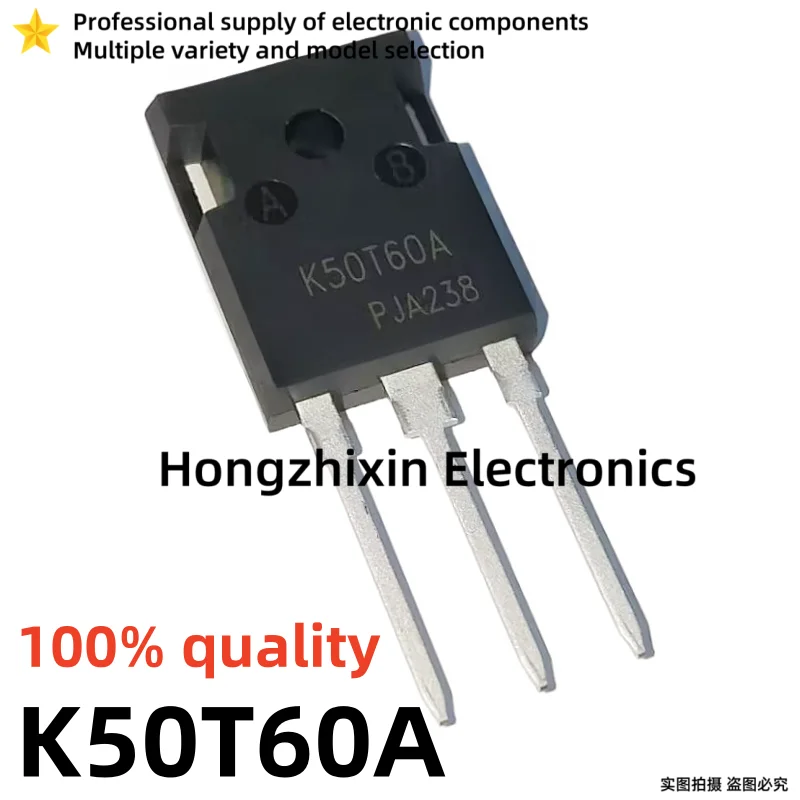 Transistor de alta potencia, 10 piezas, 100% calidad, IKW50N60TA, K50T60A, K50T60, IKW75N60TA, K75T60A, K75T60 TO-247, IGBT