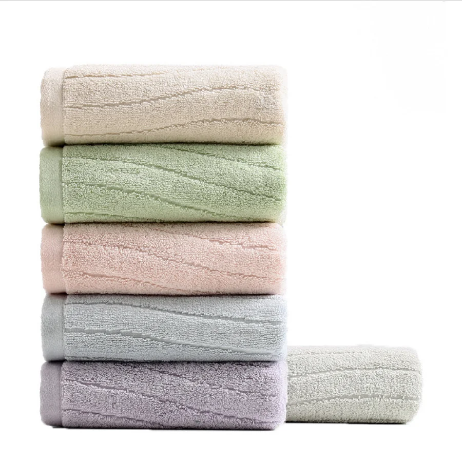 

100% Cotton Towels Set, Highly Absorbent Bath Towel Set 2 pcs Bath Towels Hand Towels Home Hotel Face Towel Bathroom Towel