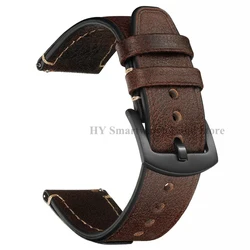 Vintage Leather Watch Band 18mm 20mm 22mm Quick Release Bracelet Waterproof Sport Wrist Band Stitching Cowhide Men Wrist Strap