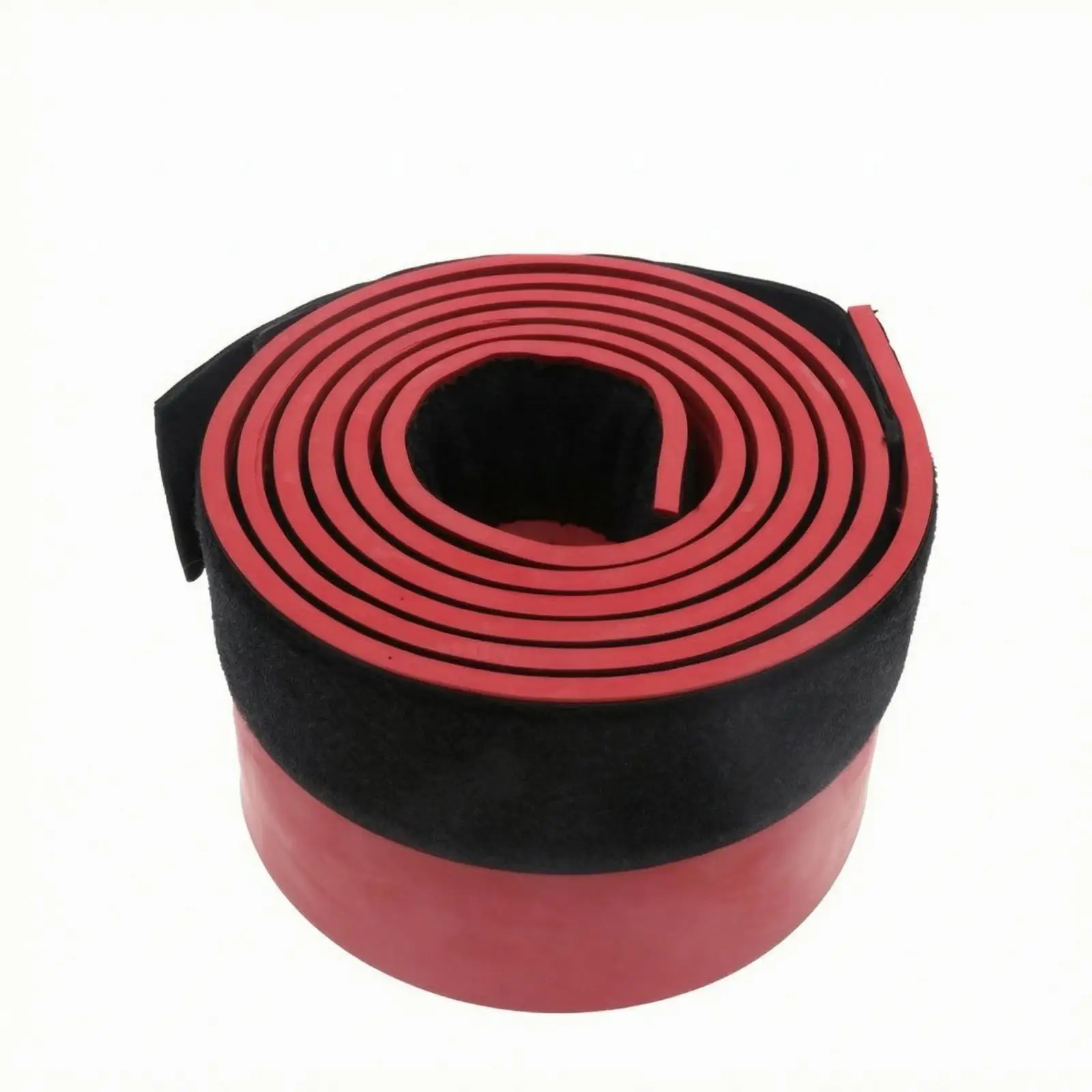Natural Rubber Floor Grinder Dust Skirt Black Red Coiled Design for Dust Control