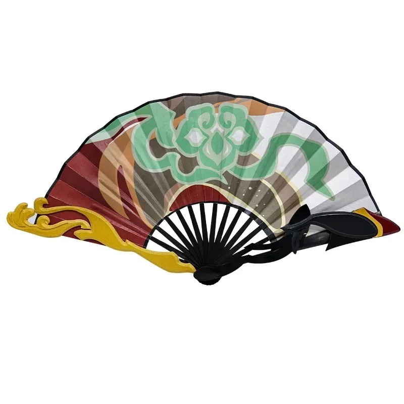 أنيمي تينغيون تأثيري مروحة هونكاي ستار السكك الحديدية مروحة قابلة للطي Foxian Sky-Faring لجنة Xianzhou Luofu هالوين الدعائم الطرف