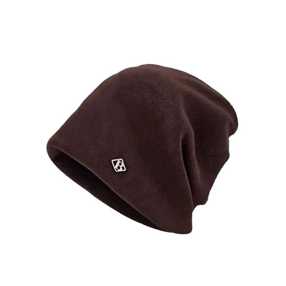 Casual Knit Cozies Elastic Slouchy Beanie Hat Thickened Breathable Korean Style Cap Comfy Slouch Warm Cold Headwear Women