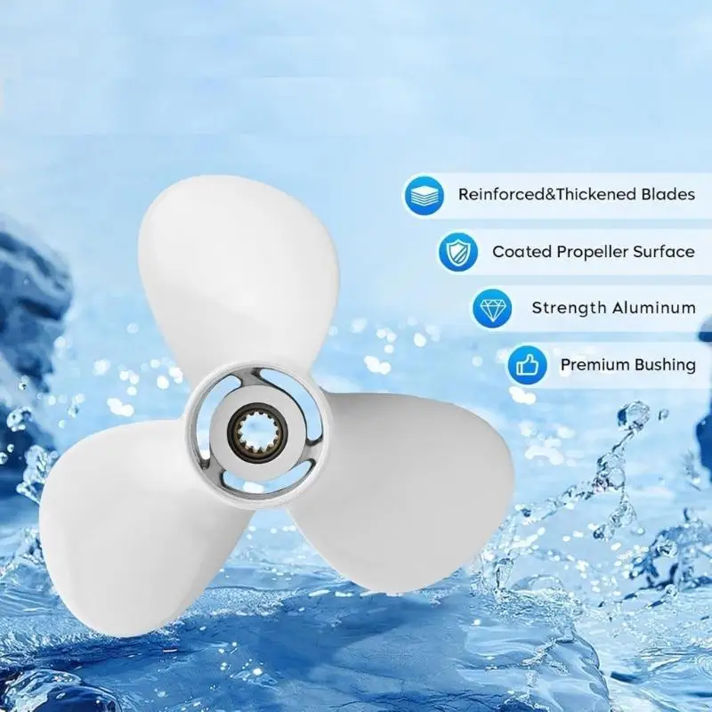 

02DE Performances Propeller Marine Exploration Gear Marine Propeller Metal Construct Propeller для мощности двигателя 40-60 л.с.