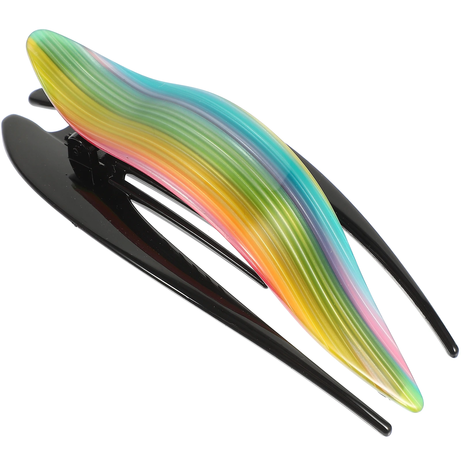 

Acetic Acid Claw Clip Big Acetate French Barrette Styling Hair Clips Fashionable Jaw Clips No Crease Long Thin Hair Claws