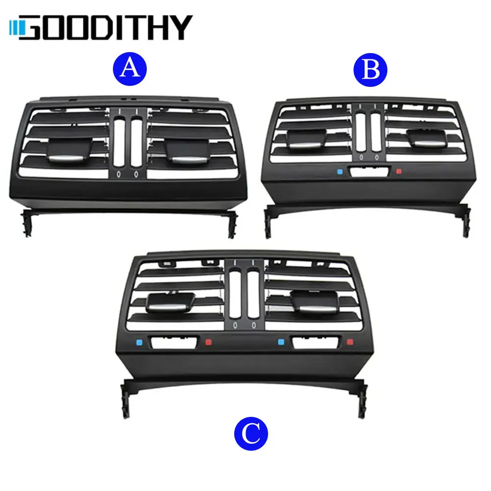 Interior Rear Air Conditioning Cover AC Vent Grille Outlet Cover Panel For BMW X5 X6 E70 E71 2007 2008 2009 2010 2011 2012 2013