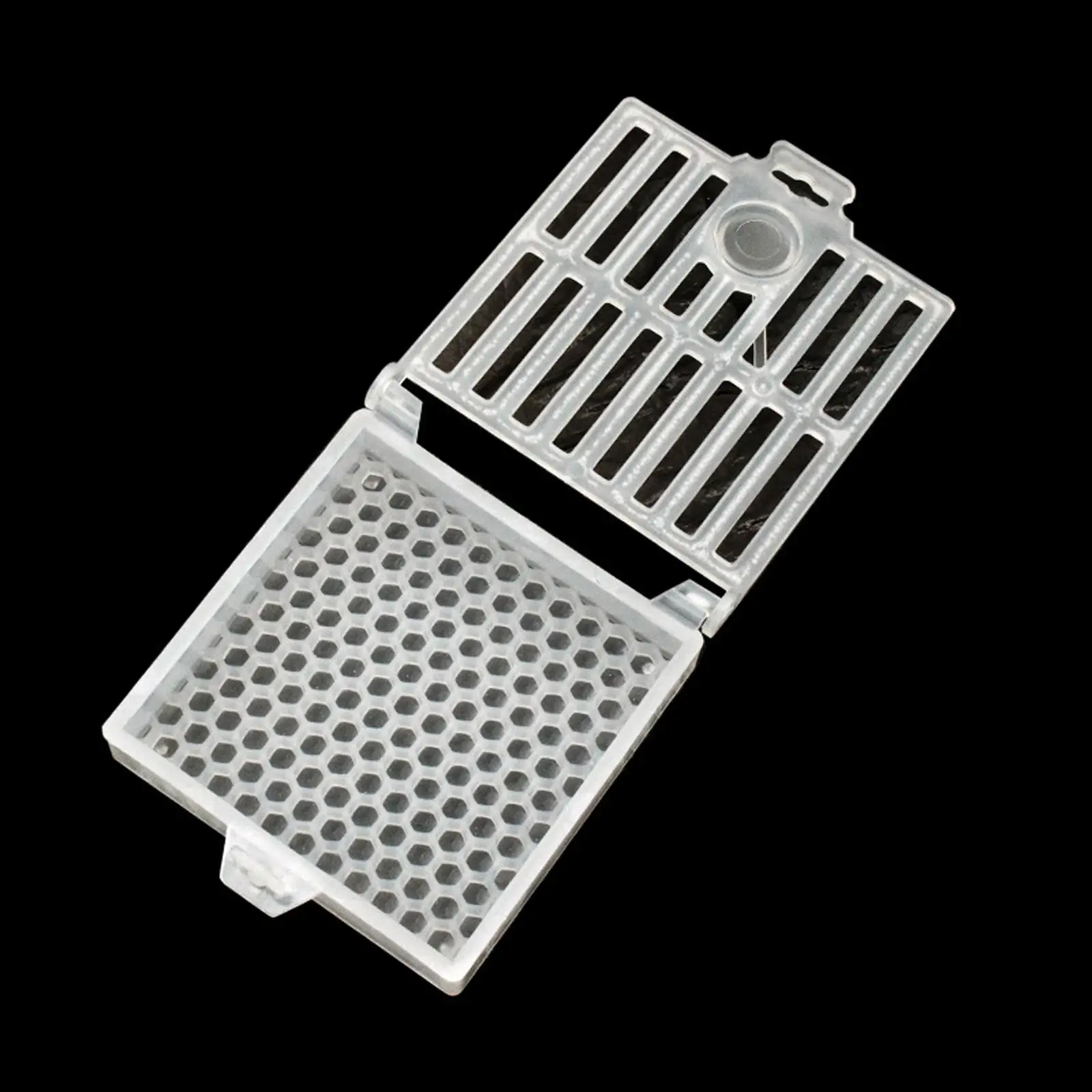 Queen Bee Post Cage Plastic Reusable Tool for Hive Beekeeping Bee Isolator with Foundation Sheet for Beekeeper