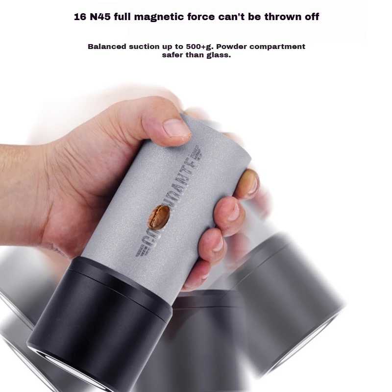 Modified Magnetic Catch Cup Aluminum Powder Container for Commander C40 C60 MK4 MK3 Hand Coffee Grinder Accessory