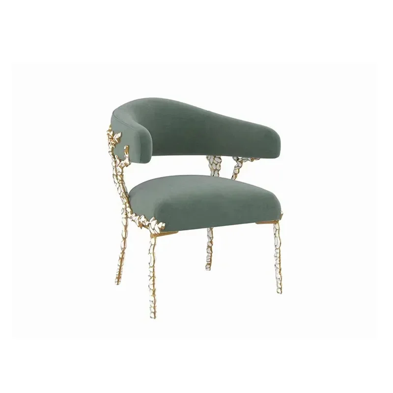 Pure copper dining chair