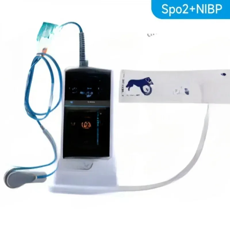 Handheld Screen Veterinary Multi-Parameter Dog Animal Vet Pulse Oximeter Vital Signs Monitor