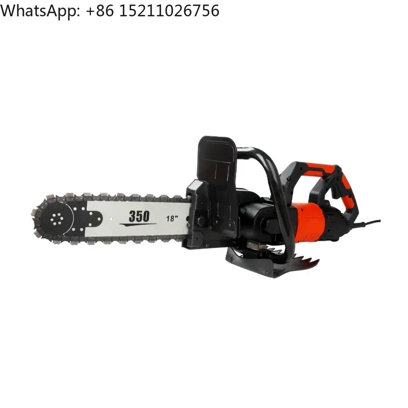 18-inch 350mm diamond concrete chain saw portable stone cutting machine concrete chainsaw