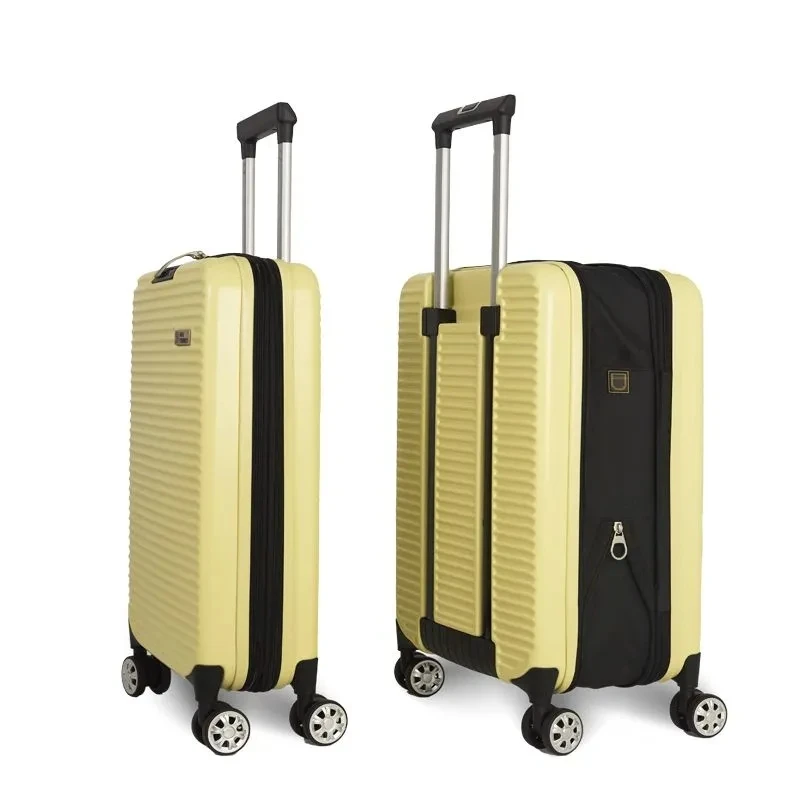 

20-дюймовый ультратонкий расширяемый чемодан TSA Lock Складной чемодан с поворотом на 360 градусов ° Тонкий чехол на тележке Silent Wheels для ручной клади