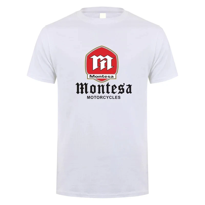 Men Cotton Montesa Motorcycle T Shirt Summer Men Funny Cotton Short Sleeve Montesa T-shirts Boyfriend Gift Unisex Tops Tee