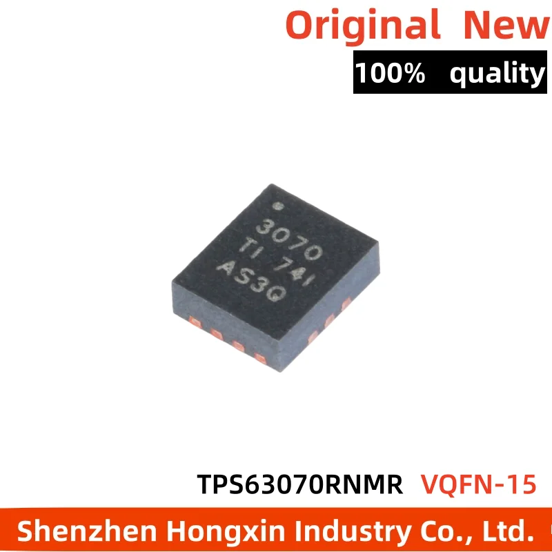 

5 pieces of TPS63070RNMR screen printed 3070 VQFN-15 buck boost converter