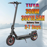 TUYA Electric Scooter 350W Motor 10.5AH Battery 31KM/H Max Speed Fold Scooter 8.5-Inch Puncture Resistant Tires E Scooter