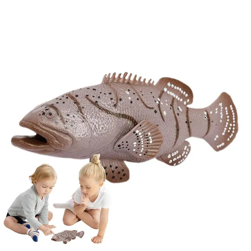 

Ocean Sealife Simulation Animal Model Toy Marine Animals Grouper Figurine Cognitive Educational Toy Figures For Children