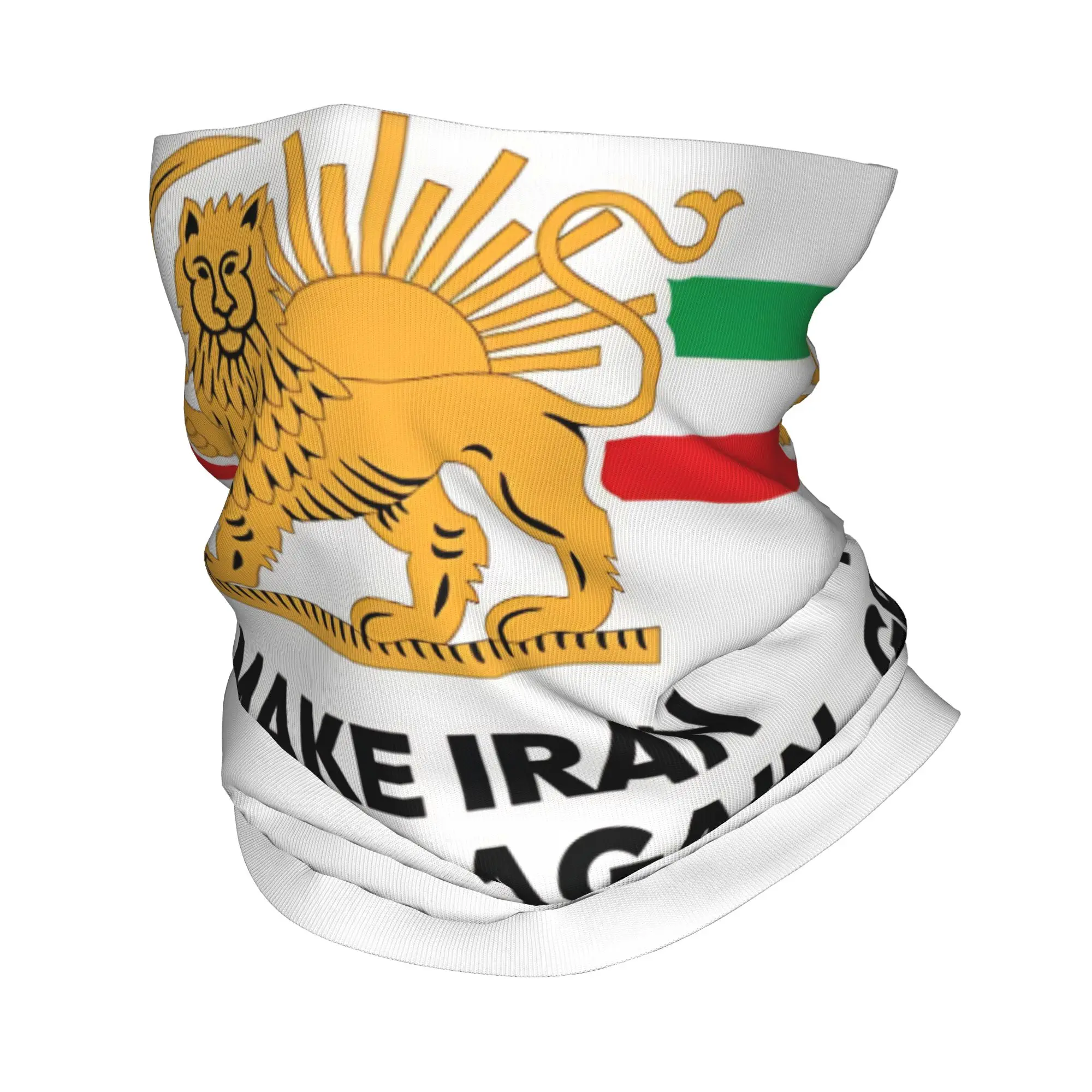 

MIGA Make Iran Great Again Bandana Neck Gaiter Printed Mask Scarf Warm Balaclava Running Unisex Adult Breathable