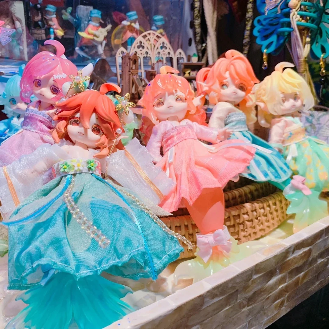 

Mermaid Chu Chu Series Blind Box 1/12 Bjd Dolls Kawaii Anime Action Figure Mystery Box Guess Bag Movable Joint Doll Surprise Bag