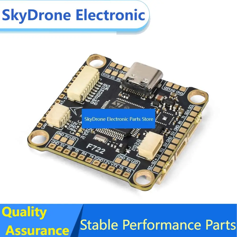 SkyDElF722 Car Flying Stack Flight Control FC 55A/60A 4-in-1 ESC 3-8S 30.5x30.5mm/M4 For RC FPV Racer Car