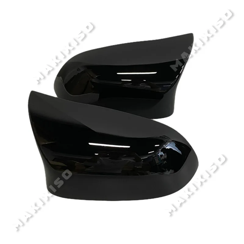 

Horn Shape Side Mirror Cover Cap For BMW X3 F25 X4 F26 X5 F15 X6 F16 Black/Carbon RearView door wing replace auto part housing