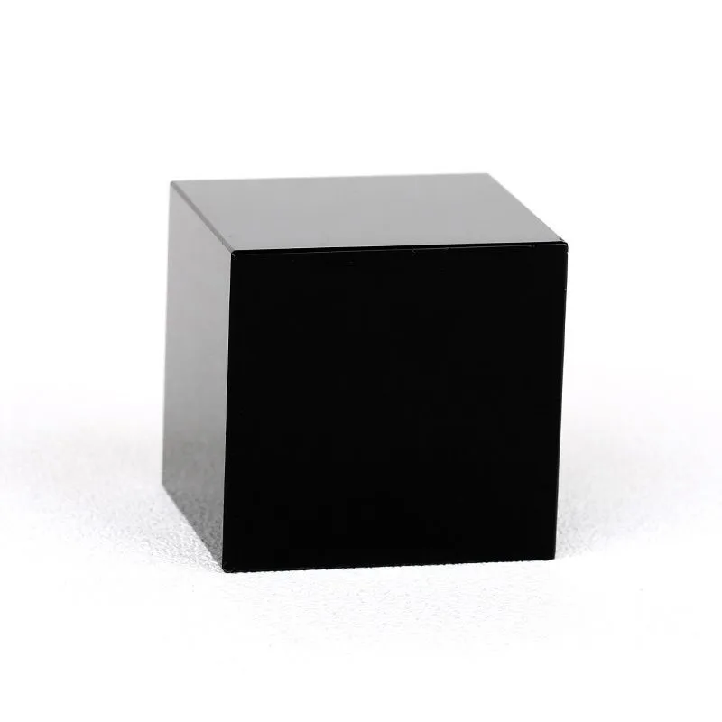2–8 cm natürlicher schwarzer Obsidian-Quarzkristall, polierter Würfel, Reiki-Heilung – Detail 5