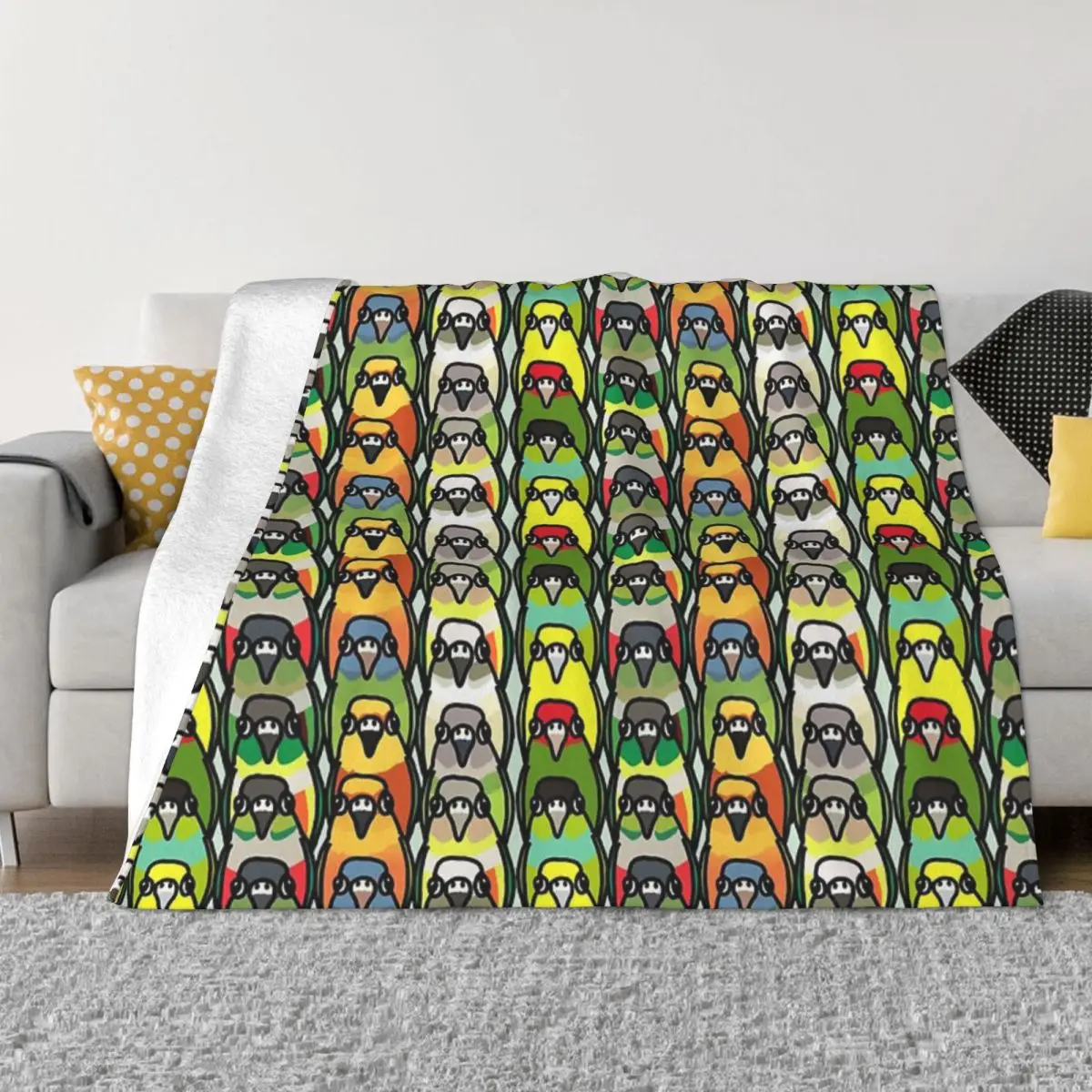 

Плюшевое покрывало для кровати с узором Conure, пледы, одеяла