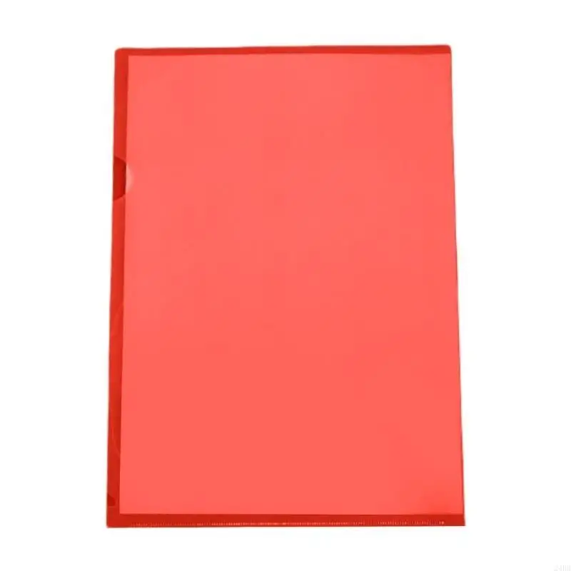 6 Colors L Shaped Folder A 4 Plastic Folders Presentation Folder A 4 Plastic Sleeves File Folder for Protection Files 24BB