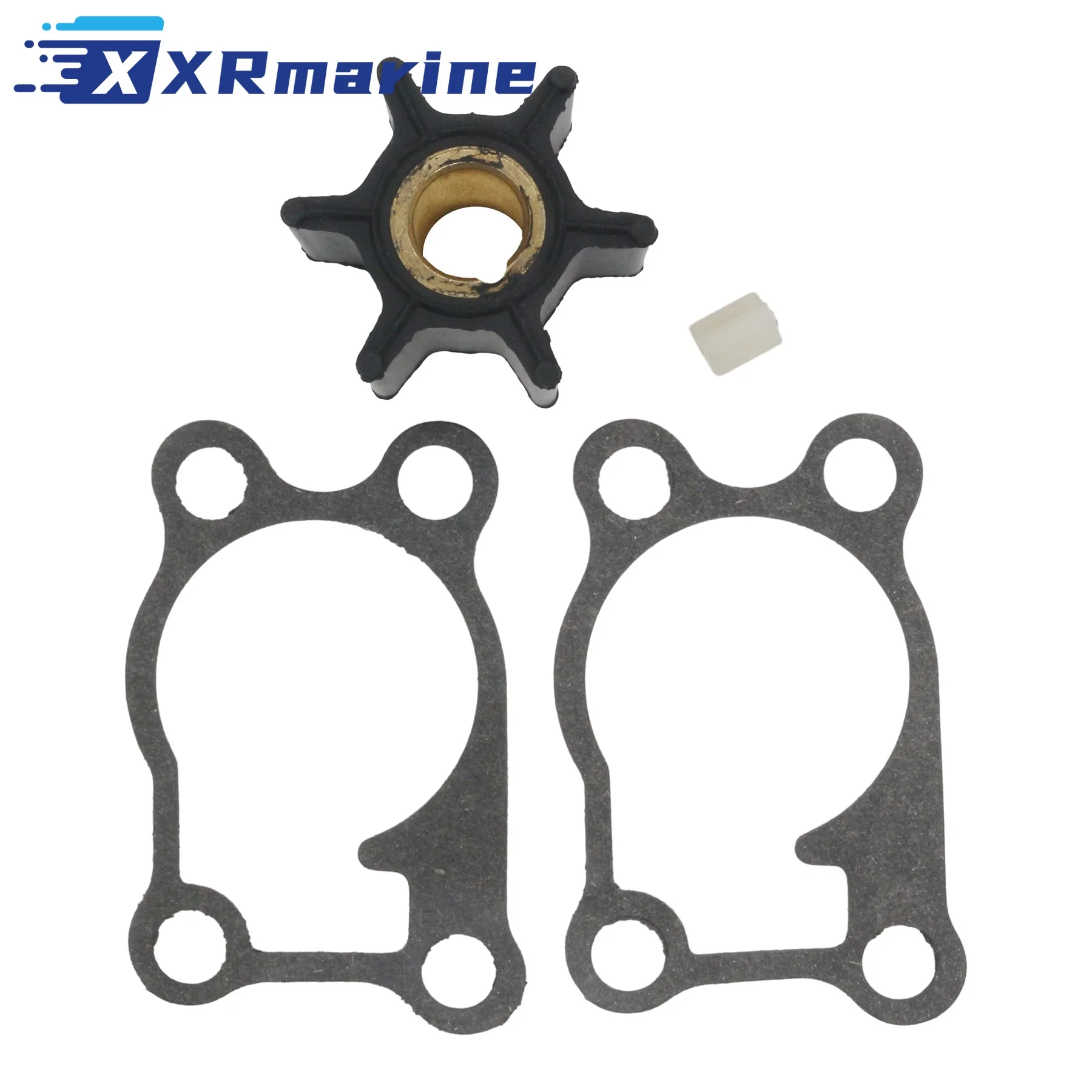 0436137 Water Pump Impeller with Key & Gasket for Johnson Evinrude 4-8 HP Outboard Engine 0389576 0777822