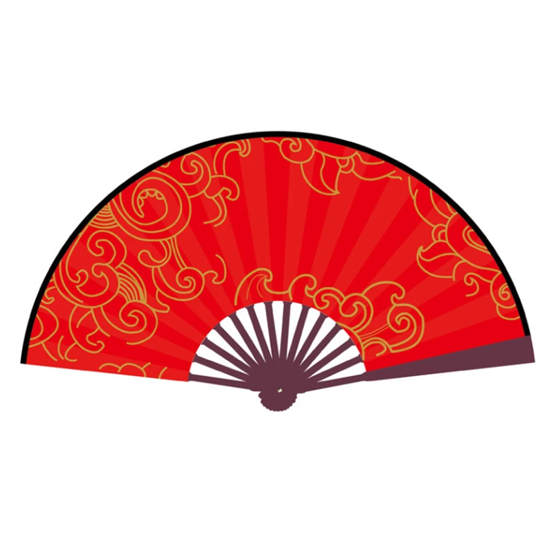 

Chinese Classical Folding Fan Handmade Double-sided Antiquity Hanfu Handheld Abanico Dance Practice Performance Props Ventilador