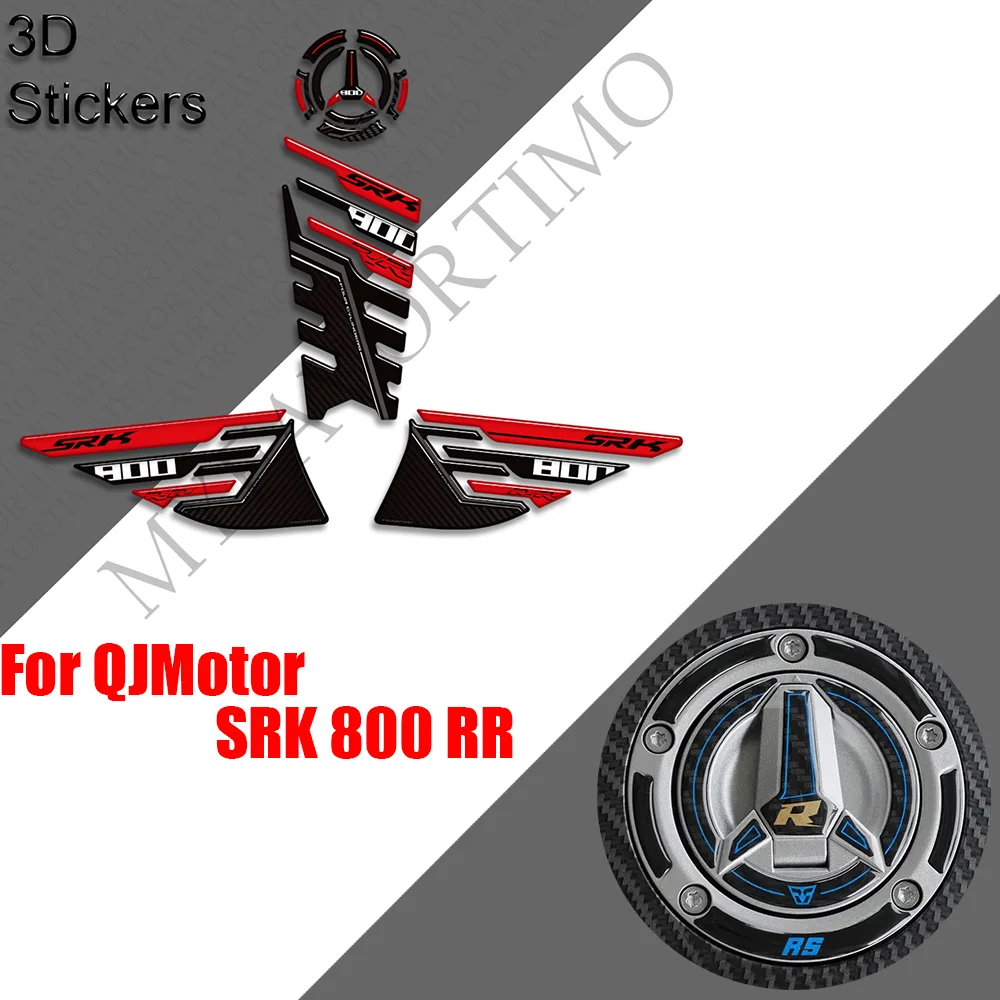 

For QJMotor QJ Motor SRK GSR 800 RR SRK800 Tank Pad Cap TankPad Gas Fuel Oil Kit Knee Stickers Moto Decals Protector SRK800RR