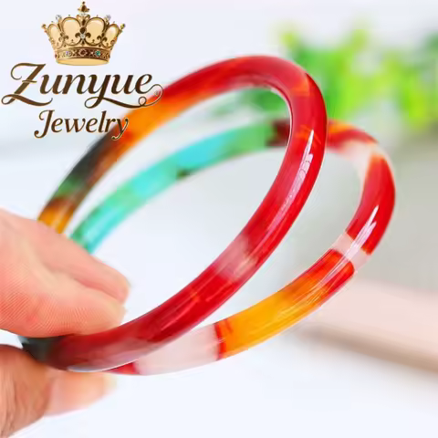 High-End Hetian Golden Thread Jade And Colored Jade Bracelet Fashion Jewelry Best Selling Handicraft Exquisite Elegant Popular