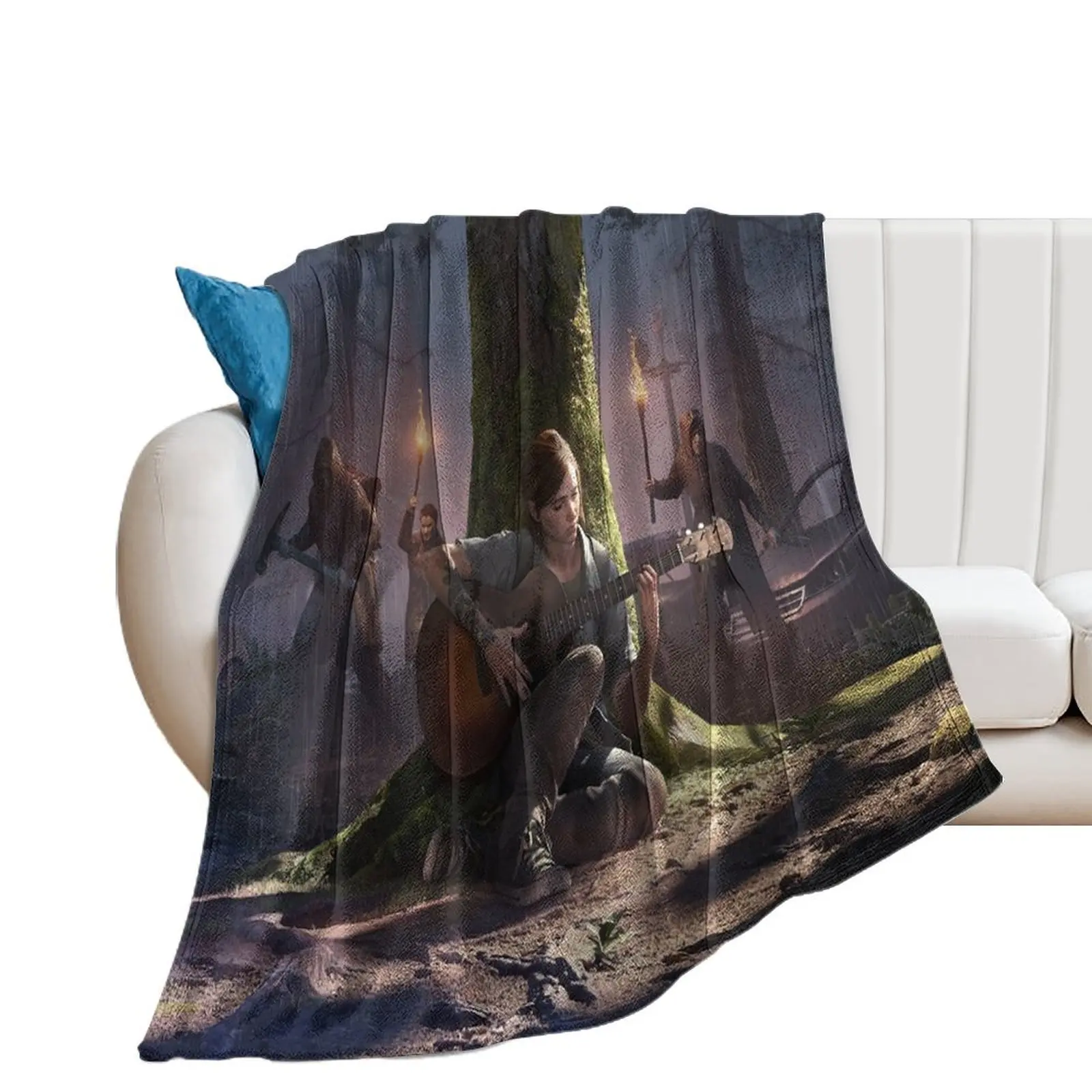 

The Last Of Us Part 2 Throw Blanket Kid'S Hairy blankets ands Winter beds Blankets