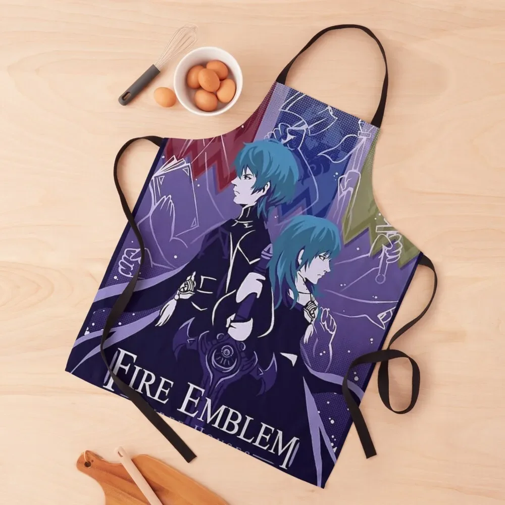 

Fire Emblem Three Houses Apron Trim Cloth Chef Uniform Women Kitchen Nursing Apron