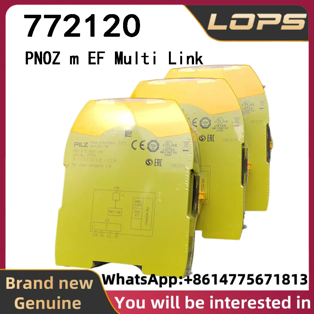 PNOZ m EF Multi Link Pilz 772120 safety relay, brand new original genuine, large quantity in stock, welcome to inquire
