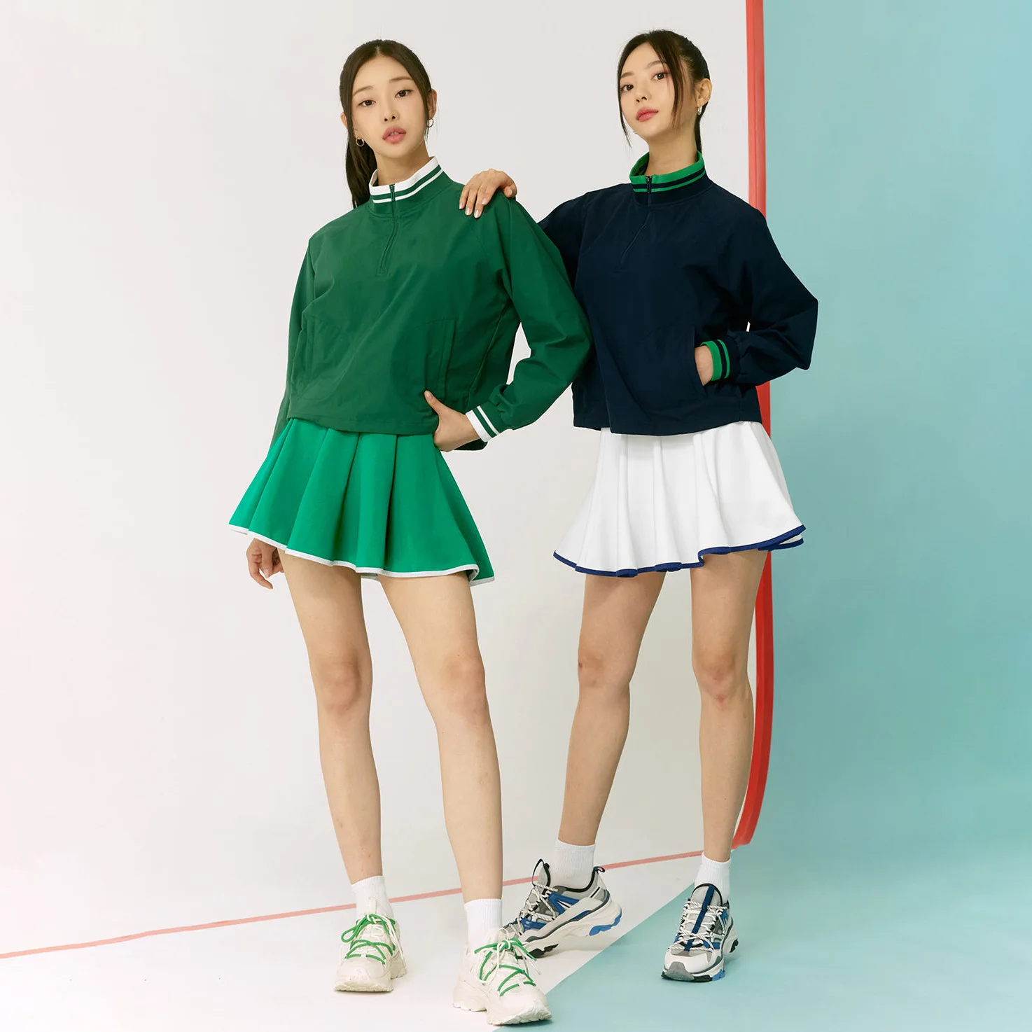 Cocolouts 2025 Women's Tennis Wear Two Piece Golf Dress Sets High Quality Breathable Fashion Crop Gym Tennis Skirt Yoga sets
