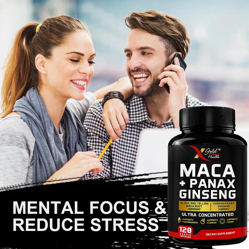 Extra Potency & High Purity - Supplemental Ginseng Capsules for Men & Women To Increase Energy, Mood, Endurance & Performance