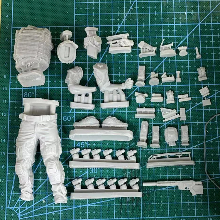 1/16 Hars Model Figuur Gk Soldaat, Sf Operators, Militaire Thema 'S, Ongemonteerde En Ongeverfde Kit